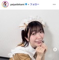 でか美ちゃん、美脚際立つミニドレス×レースタイツ衣装ショット披露「スタイル抜群」「ドールみたい」の声 画像