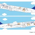 ANA「ちいかわジェット」10月下旬就航へ ハチワレやうさぎたちが機内品に＆制服姿の限定グッズも 画像