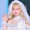益若つばさ、美脚のぞく白ドレスで堂々ランウェイ「リアルお人形さん」「さすがのオーラ」【関コレ2026A/W】 画像