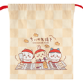 【ちいかわ焼き 店員さんなほどよいサイズの巾着】各1,320円（税込）