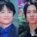 「日テレ10月期ドラマ合同制作発表会見」に出席した風間俊介、山下智久（C）モデルプレス