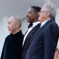 塚本晋也、ロドニー・ヒックス、ジェフリー・ラッシュ © Kazuko Wakayama