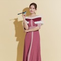 【ディズニーコレクション】美女と野獣/ファーケープニットワンピース/19,800円(税込)