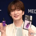 Snow Man深澤辰哉、初単独CM会見でメンバーから事前にアドバイス受けるも「やっぱやっちゃいますね」 画像