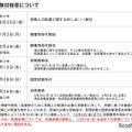 第41回管理栄養士国家試験のおもな日程