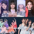 （左から）遠藤まりん、市原愛弓、小坂菜緒、早瀬ノエル、立花琴未、松本ももな（下段左から）FRUITS ZIPPER、日向坂46（C）モデルプレス