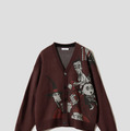 トリック・オア・トリート｜ジャカードニットカーディガン／¥7,900