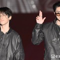 WILD BLUE山下幸輝＆鈴陽向、ブラックリンクコーデでクールな雰囲気 シンクロポーズも披露「メガネ姿反則」「ビジュ良すぎ」【TGC北九州2026】 画像