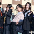 モナキ、シックな黒スーツ姿で登場「テーマは“エロさ”」吹替オファーはバズった当初 おヨネの滑舌は事前確認【BOSS／ボス】 画像