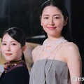 浜辺美波＆長澤まさみ、華やかドレス姿でレカペ降臨 “事務所の先輩”長澤との共演に浜辺が緊張「めちゃくちゃ噛みました」【ゴジラ-0.0】 画像