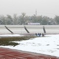 関東で大雪…「雪化粧」したJクラブの練習場をまとめてみた