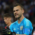 W杯のロシア8強GKアキンフェエフ、32歳で代表引退を発表