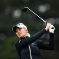 首位タイ発進を決めたマデリーン・サグストロム（撮影：GettyImages)