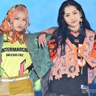 UN1CON・KOKORO＆JOA、2人揃ってミニ丈で美スタイル カラフルコーデで存在感【GirlsAward 2025SS】 画像