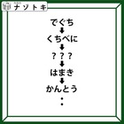 クイズです！「最後の単語は何でしょう？」意外と簡単かも【難易度LV２.・甘口】 画像