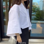 小柄さんが白ブラウスを着るなら、こんな着こなしを。スラっと見えを叶える美バランスとは【40代の毎日コーデ】 画像