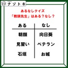 あるなしクイズです！「ある」「なし」それぞれの法則を見抜いてね！【難易度LV３.・中辛】 画像