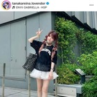 「スタイル抜群」田中れいな、美シルエットのモノトーンコーデに絶賛の声「理想的な着こなし」 画像