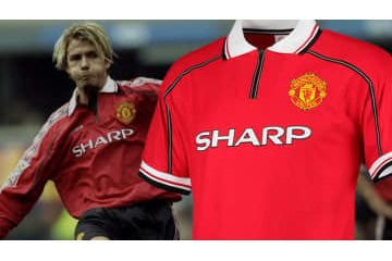 マンチェスター・ユナイテッド、貴公子で振り返る3冠「1999レトロユニフォーム」 画像