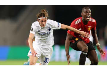 コペンハーゲンMF、ユナイテッド戦の「二人ぶち抜きヒール」がこれ 画像