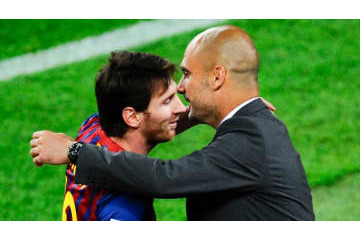 メッシ、恩師ペップにラブコール？「2人の最高監督」と注目発言 画像