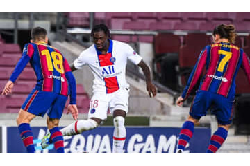 PSGキーン、CLバルサ戦ゴールに「マンチーニ監督が見てたらいいな(笑)」 画像