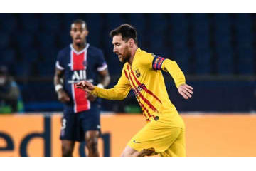 メッシ、一瞬の閃光…とんでもない弾丸ミドルを突き刺す 画像