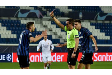 CLレアル戦の一発レッドをちくり… アタランタMF「11人でやらせてね」と発言 画像