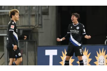 ビーレフェルト奥川雅也、強シュートで英雄に！「オウンゴール判定」も現地絶賛 画像