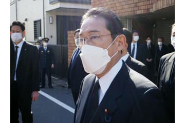 首相、石原さん死去で弔問 画像