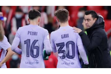 「イニエスタや俺を超えてゆけ」 チャビ監督、17歳ガビらに期待 画像