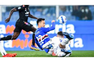 吉田麻也、つらい…ユヴェントス戦での「無念オウンゴール」がこれ 画像