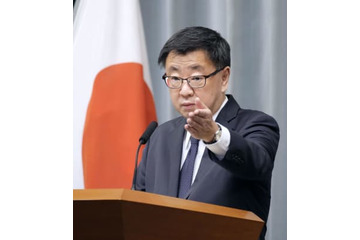 官房長官、安保法の意義強調 画像