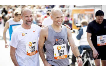 38歳ロッベン、42.195kmの初マラソン完走！そのタイムは 画像