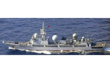 中国とロシアの艦艇、相次ぎ通過 画像