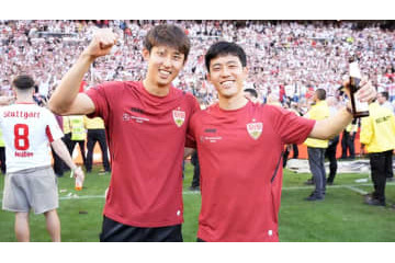 初招集の伊藤洋輝は「デカい。左足がいい。意外と足速い」 遠藤航が明かす 画像