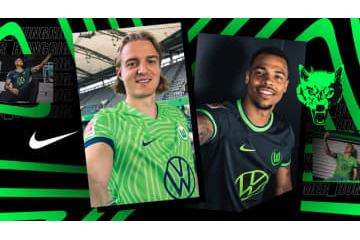 ヴォルフスブルク、2022-23新ユニフォームを発表！デザインは「偽装ペイント」 画像