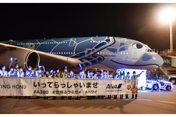 全日空のハワイ定期便が再開 画像