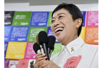 立民の辻元氏、国政返り咲き 画像