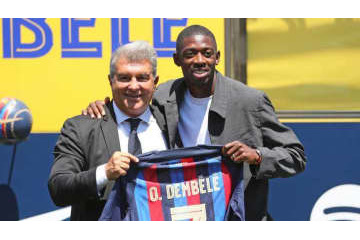 デンベレ、バルセロナと再契約！動画がショボいと話題に 画像