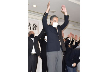 長野県知事に阿部氏4選 画像