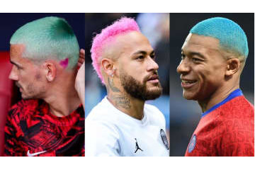 グリーズマンも！「派手髪」にイメチェンしたスターとその色使い 画像