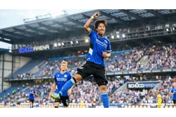 奥川雅也、魅せた！日本人対決で「冷静股抜き」ゴール！ 画像