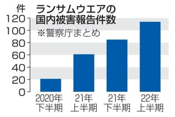 国内ランサムウエア被害114件 画像