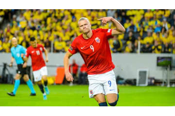 ハーランドがユニフォーム交換してくれた！195cmの“ハーランド2世”が大感激する 画像