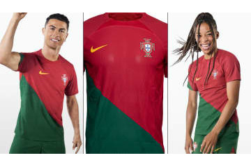 ポルトガル代表、カタールW杯に向けた2022新ユニフォーム発表！テーマは「国旗」 画像