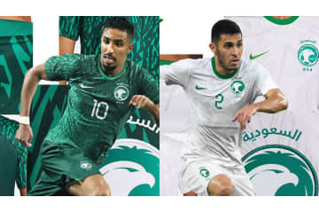 サウジアラビア代表、「美模様」を描く2022カタールW杯ユニフォーム 画像