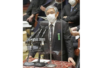 日銀の黒田総裁、引責辞任を否定 画像