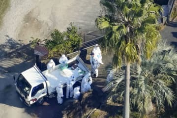 鳥インフルで防疫措置完了 画像
