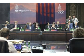 G20首脳、戦争非難の宣言案 画像